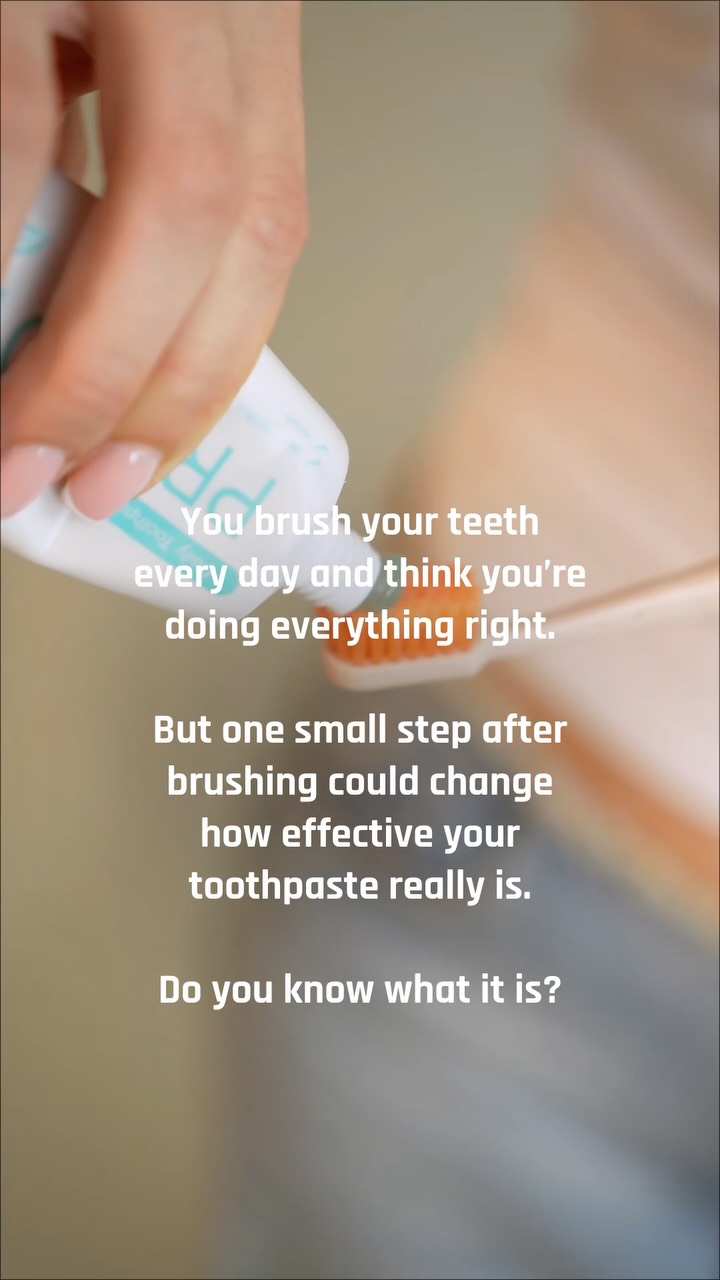 You might be reducing the effectiveness of your toothpaste without realizing it. 💧

Rinsing your mouth with water right after brushing is something most people do automatically. But this habit may prevent your toothpaste from doing what it's designed to do.

✨ The active ingredients in toothpaste need time to stay on your teeth. That's when they help protect your enamel and support remineralization.

💧 If you rinse your mouth immediately, you wash away many of those ingredients before they have a chance to work.

A small change can make a big difference. Simply spit out the toothpaste and wait a while before rinsing with water.

👉 Follow us if you want to get the most out of your dental care. 🪥