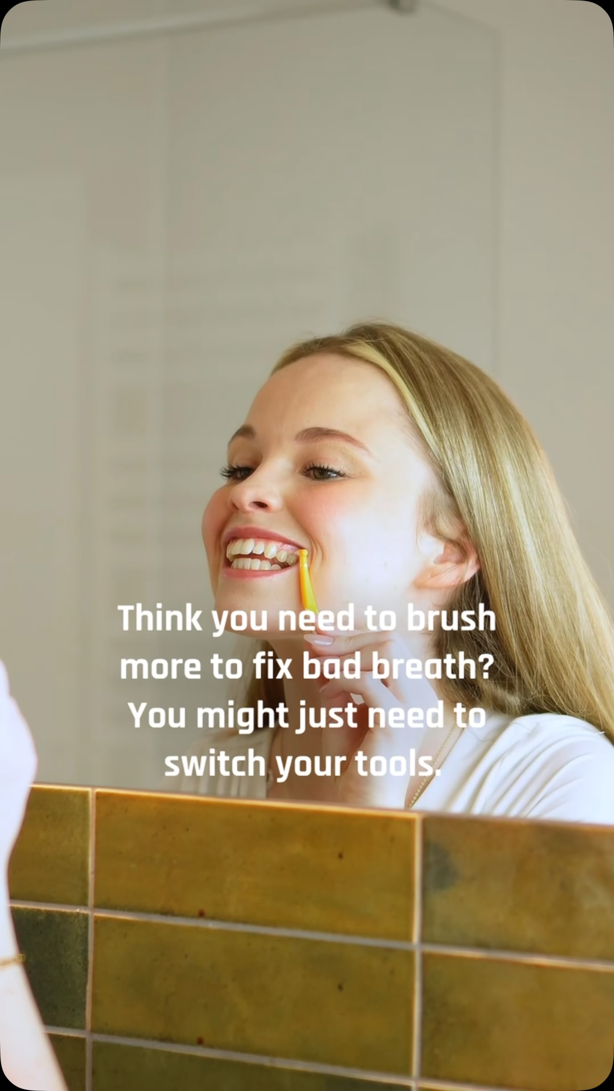 Maybe you don’t need to do more. You just need to switch the tools you use. 👀

Bad breath often isn’t caused by not brushing your teeth. The problem may be that the tools you use simply aren’t cleaning the areas they’re supposed to.

Toothpick ➡️ interdental brush 🪥
A toothpick removes food debris. An interdental brush also removes plaque, which is one of the most common causes of bad breath.

Large brush head ➡️ smaller brush head ✨
A smaller brush head can reach your back molars and other hard-to-reach areas that are often missed during brushing.

Old toothbrush ➡️ new toothbrush 🪥
Worn-out bristles don’t clean as effectively, making it easier for plaque to stay on your teeth.

One interdental brush size ➡️ multiple sizes 📏
Every space between your teeth can be a different width. Using the right size helps you clean each interdental space much more thoroughly.

Sometimes switching just one tool can make a difference sooner than you expect.

👉 Follow us if you want to know which changes can make the biggest difference to your dental health. 🦷